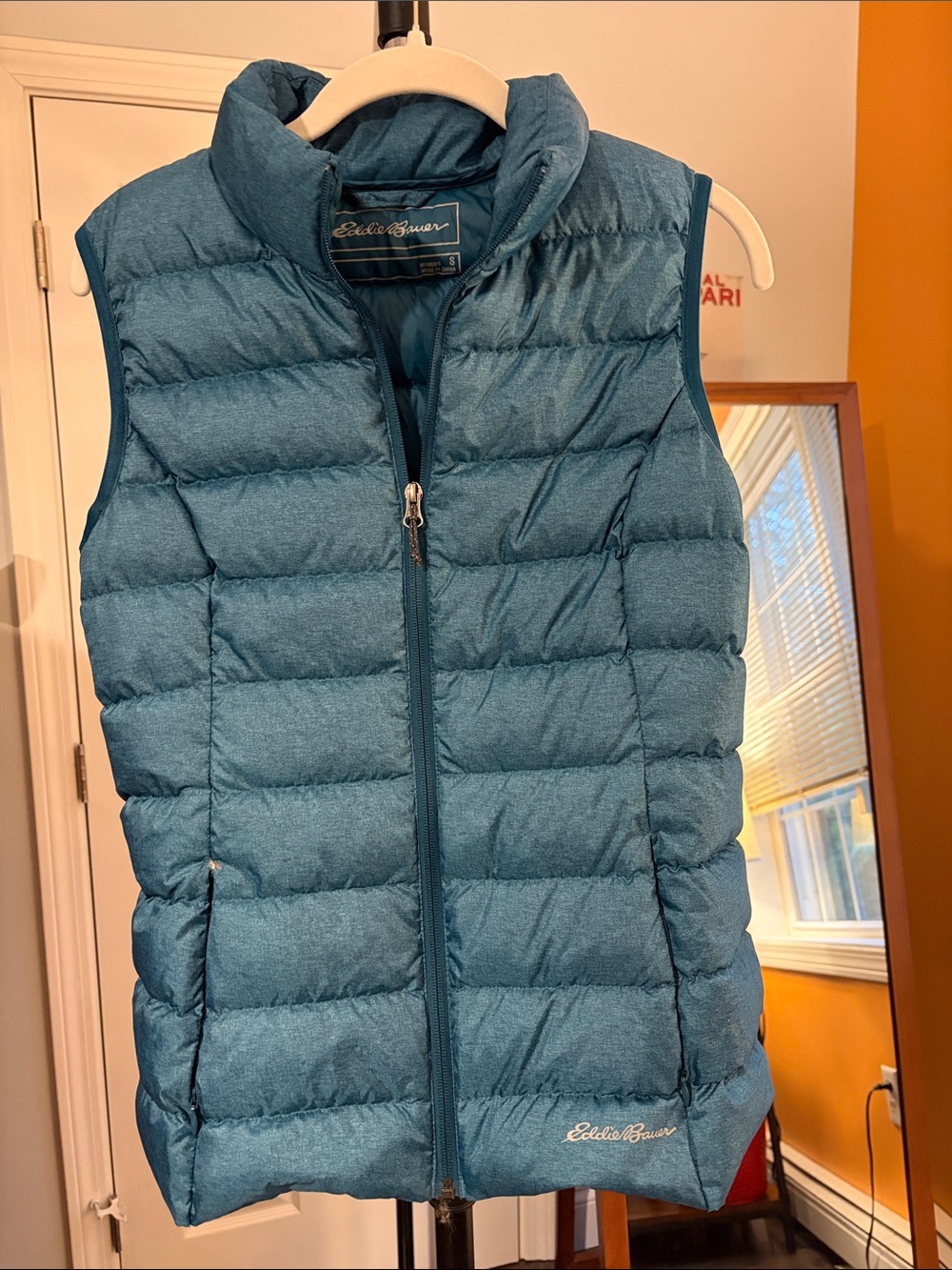 Eddie Bauer Teal Down Puffer Vest